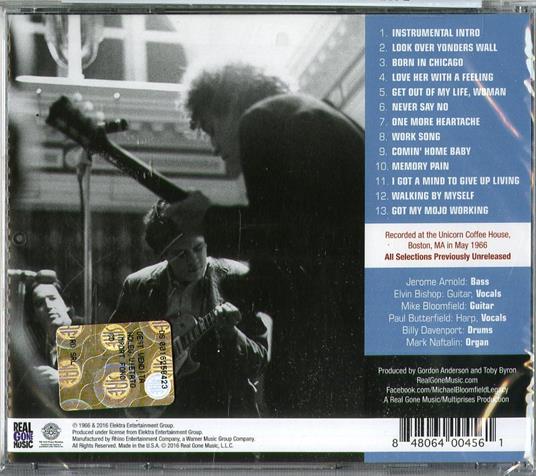 Got a Mind to Give Up Living. Live 1966 - CD Audio di Paul Butterfield (Blues Band) - 2