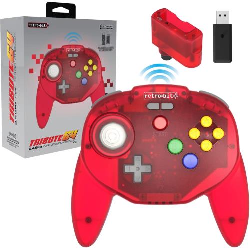 Retro Bit Tribute 64 2.4G Red (Rosso) Switch