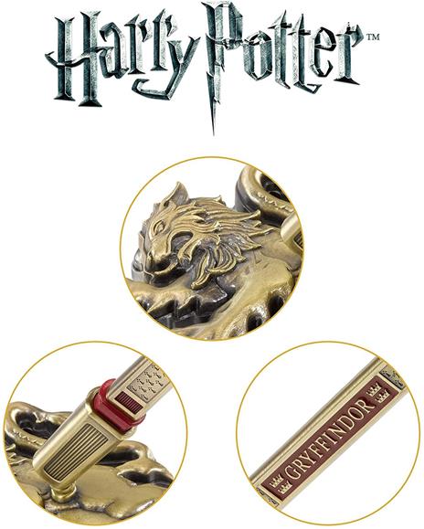 Harry Potter - Penna Grifondoro con Supporto da Tavolo - Noble Collection -  Idee regalo