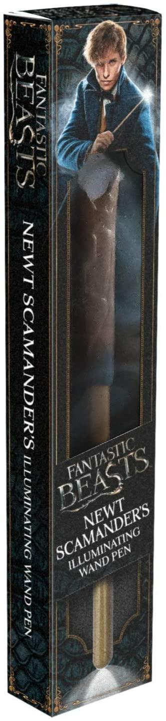 Penna luminosa bacchetta magica Newt Scamander- Animali fantastici - Noble  Collection - Cartoleria e scuola