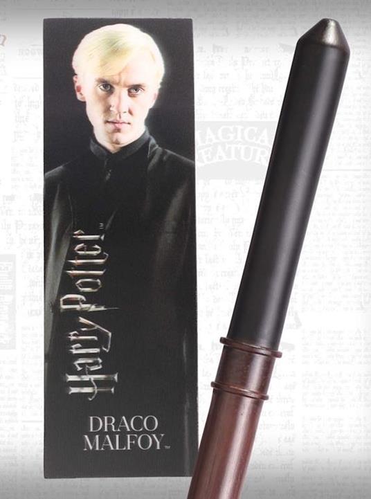 Noble Collecton Harry Potter Bacchetta Wand Draco Malfoy Pvc Replica New!