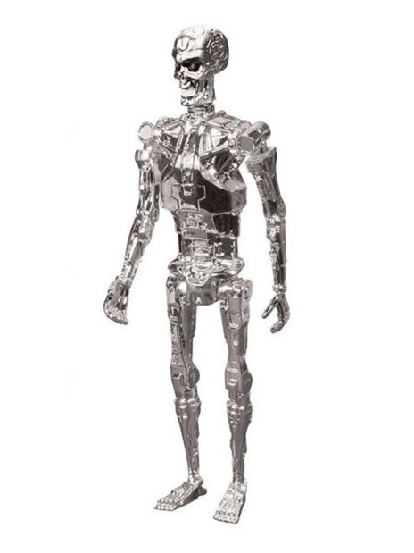 Action figure Chrome T-800 Endoskeleton. Terminator ReAction - 3