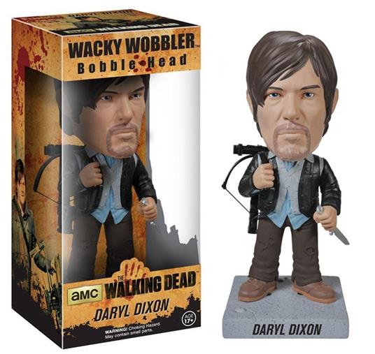 Funko Wacky Wobbler. The Walking Dead. Biker Daryl Dixon Bobble Head Figure