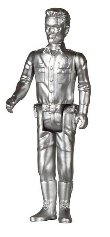 Funko ReAction Series. Terminator 2. T-1000 in Patrolman Metallic. - 2