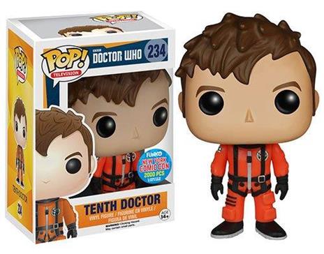 Funko Figurine Doctor Who - 10Th Doctor Orange Spacesuit Nycc 2015 Pop 10Cm - 2