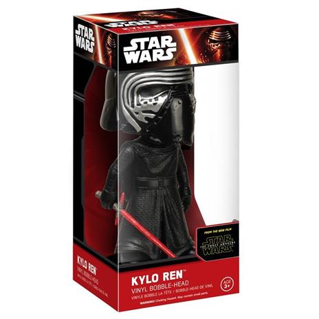 Funko Wacky Wobblers. Star Wars Episode VII The Force Awakens. Kylo Ren No Helmet Bobble Head - 3