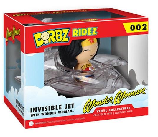 Funko Vinyl Sugar Dorbz. Rides. Wonder Woman in Invisible Jet Collectible Figure - 3