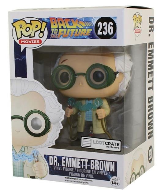 Pop Culture Back To The Future Doc Emmett Brown Lootcrate Le Vinyl New - 3