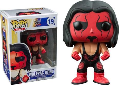 Funko Bobble Head Pop Culture Wwe Wrestling Wolfpac Sting Figure - 4