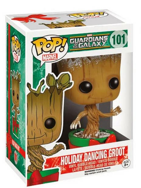 Pop Culture Guardians Of The Galaxy Holiday Dancing Groot Snow Le Figure New! - 3