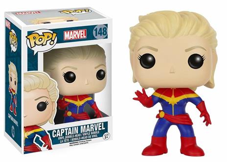 Funko POP! Marvel. Unmasked Captain Marvel. - 4