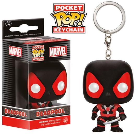 Funko Pocket POP! Keychain. Deadpool Black Costume