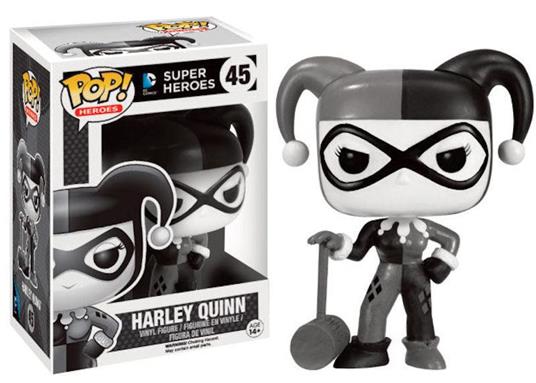 Pop Culture Dc Comics Heroes Black & White Harley Quinn Vinyl Figure New! - 2