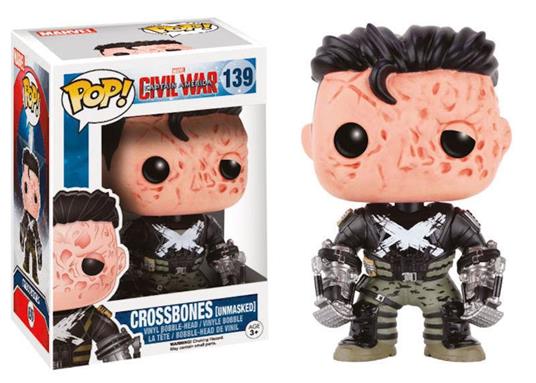 Action Figure Captain America Civil War POP! Vinyl Bobble-Head Crossbones (Unmasked) 9 cm Funko Mini figures - 2