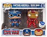 Funko Figurine Captain America - Civil War - Pack Captain America Et Iron Man 10Cm