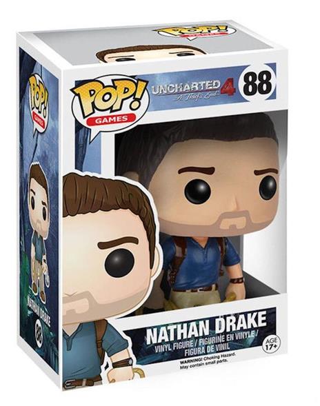 Funko POP! Games Uncharted. Nathan Drake Naughty Dog logo shirt - 3