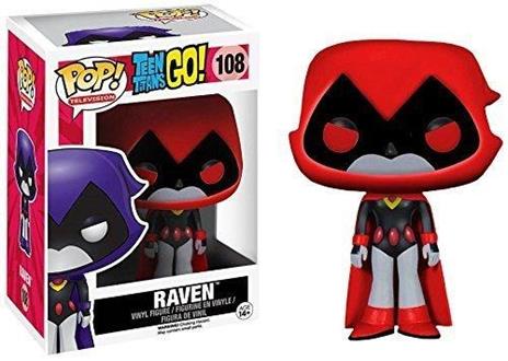 Funko POP! Television. Teen Titans Go! Raven. Red Limited - 4