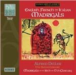 English, French & Italian Madrigals - CD Audio di Alfred Deller