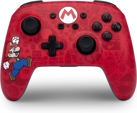 PowerA 1525741-01 periferica di gioco Nero, Rosso Bluetooth/USB Gamepad Analogico Nintendo Switch