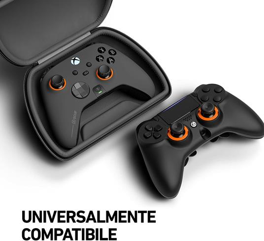 SCUF Custodia Protettiva Universale da Conservazione e Trasporto per Controller per Xbox Series X S, Controller per PS5, Controller per Xbox One, Controller per PS4 - Grigio Chiaro - 4