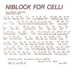 Niblock for Celli / Celli Plays Niblock