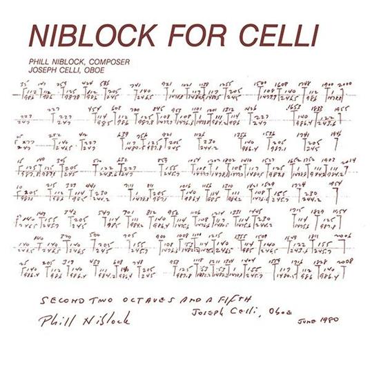 Niblock for Celli / Celli Plays Niblock - Vinile LP di Phill Niblock,Joseph Celli