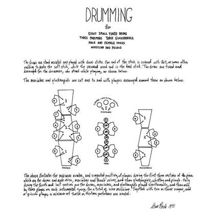 Drumming - Vinile LP di Steve Reich