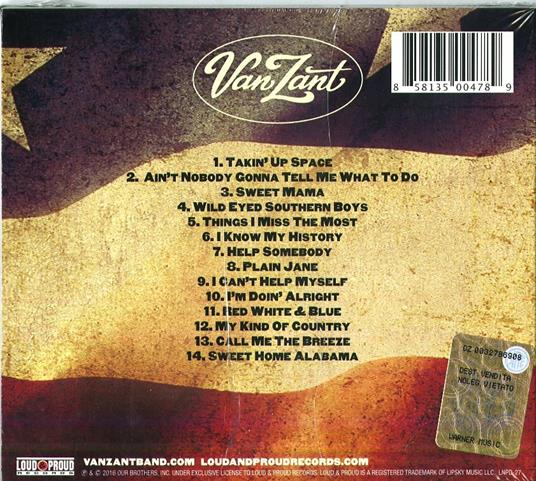 Red White & Blue. Live - CD Audio di Van Zant - 2