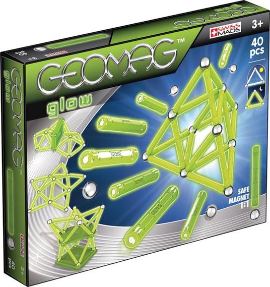 Geomag Color Glow 40 Pz. - Geomag - Set mattoncini - Giocattoli | IBS