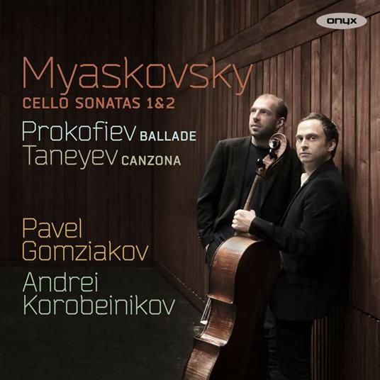 Sonate per violoncello - CD Audio di Nikolai Myaskovsky,Pavel Gomziakov