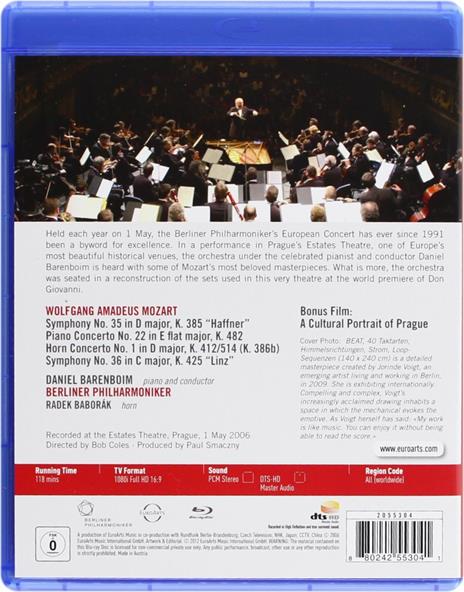 Europa Konzert 2006 (Blu-ray) - Blu-ray di Berliner Philharmoniker,Radek Baborak,Daniel Barenboim - 2