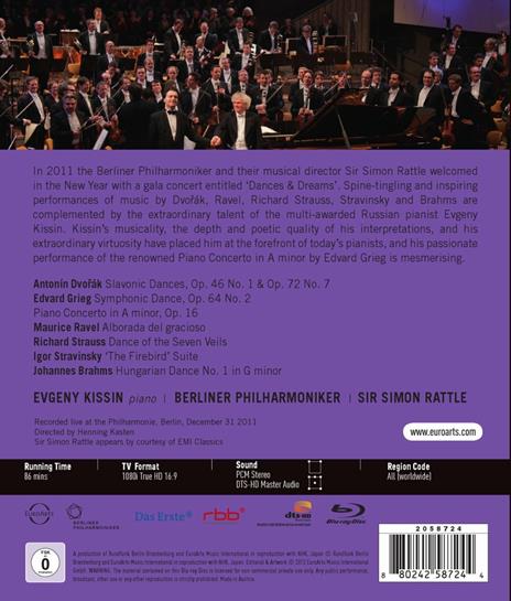 Dances & Dreams: Gala from Berlin 2011 (Blu-ray) - Blu-ray di Berliner Philharmoniker,Simon Rattle - 2