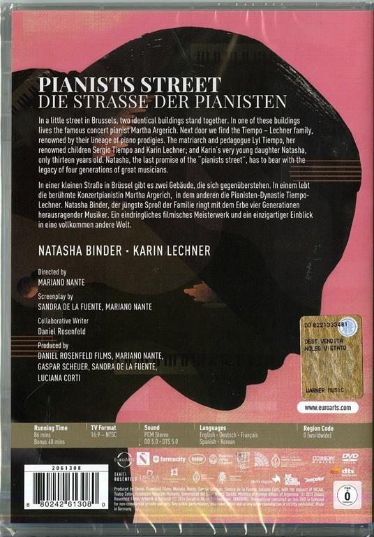 Pianists Street. La calle de los pianistas (DVD) - DVD di Martha Argerich - 2