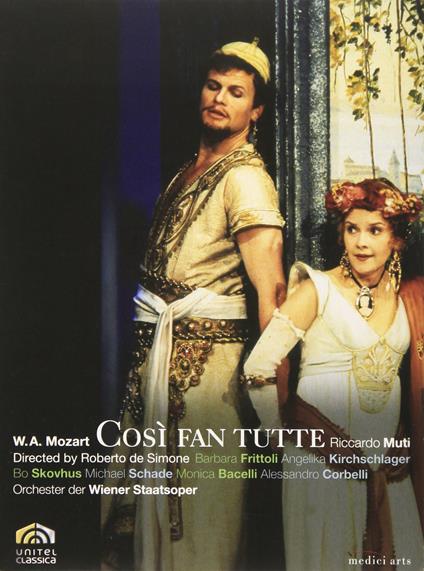 Wolfgang Amadeus Mozart . Così fan tutte (2 DVD) - DVD di Wolfgang Amadeus Mozart,Angelika Kirchschlager,Barbara Frittoli,Bo Skovhus,Riccardo Muti