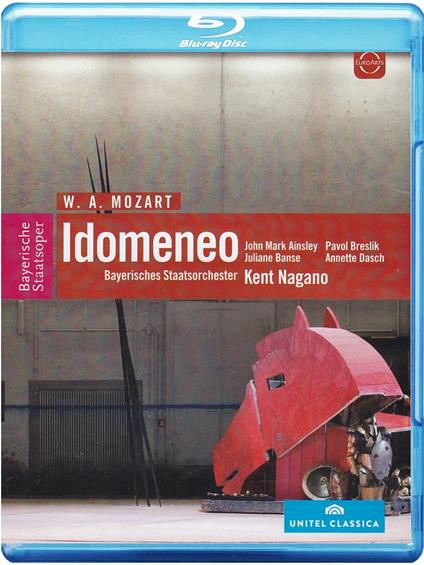 Idomeneo (Blu-ray) - Blu-ray di Wolfgang Amadeus Mozart,Kent Nagano,Orchestra dell'Opera di Stato Bavarese,John Mark Ainsley