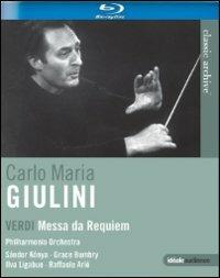 Giuseppe Verdi. Messa da requiem (Blu-ray) - Blu-ray di Giuseppe Verdi,Carlo Maria Giulini,Grace Bumbry,Ilva Ligabue