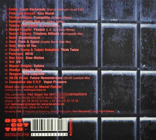 Berghain 05 - CD Audio di Marcel Fengler - 2