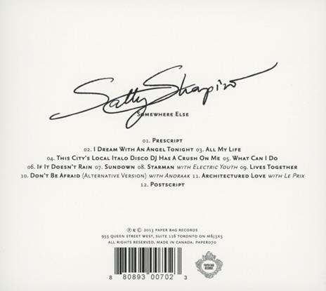 Somewhere Else - CD Audio di Sally Shapiro - 2