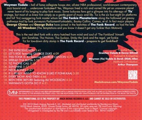 Fonk Records - CD Audio di Wayman Tisdale - 2