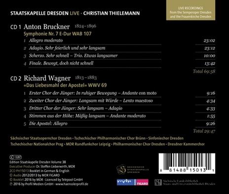 Symphony 7 - CD Audio di Anton Bruckner,Richard Wagner - 2