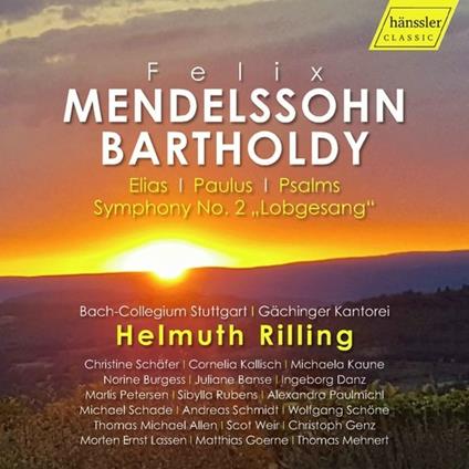 Elias - Paulus - Psalmen - Sinfona n.2 Lobgesang - CD Audio di Felix Mendelssohn-Bartholdy,Helmuth Rilling