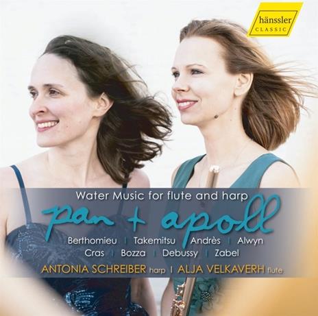 Pan & Apoll, Wassermusik Fur Flote Und Harfe - CD Audio di Antonia-Alja Velkaverh Schreiber