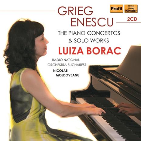 The Piano Concertos & Solo Works - CD Audio di Edvard Grieg,George Enescu,Luiza Borac