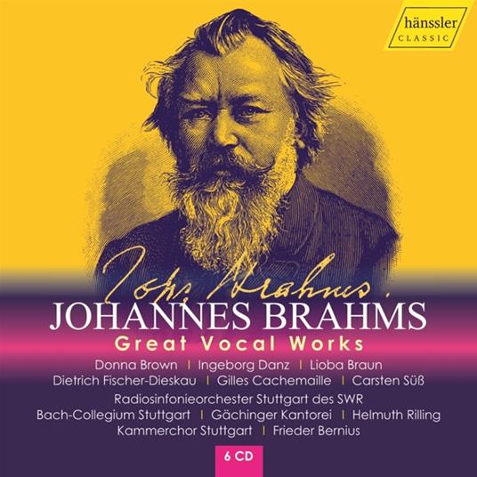 Great Vocal Works - CD Audio di Johannes Brahms,Donna Brown