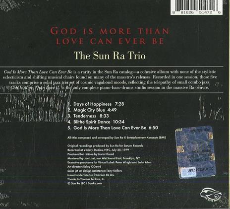 God is More Than Love Will Ever Be - CD Audio di Sun Ra - 2