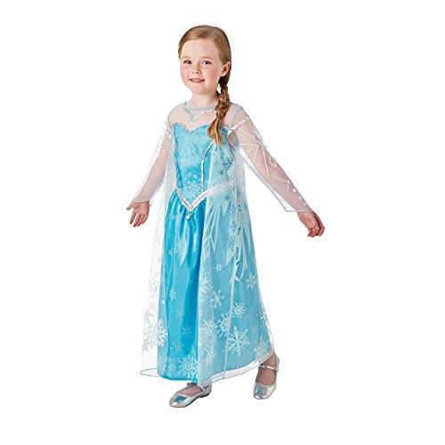 Costume Carnevale Frozen Elsa Deluxe. Taglia L Età 7 8 Anni - Rubie's -  Idee regalo | IBS