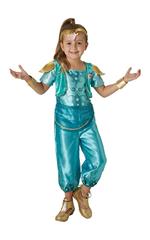 Costume Bambina Shimmer & Shine. Shine Taglia. SMALL