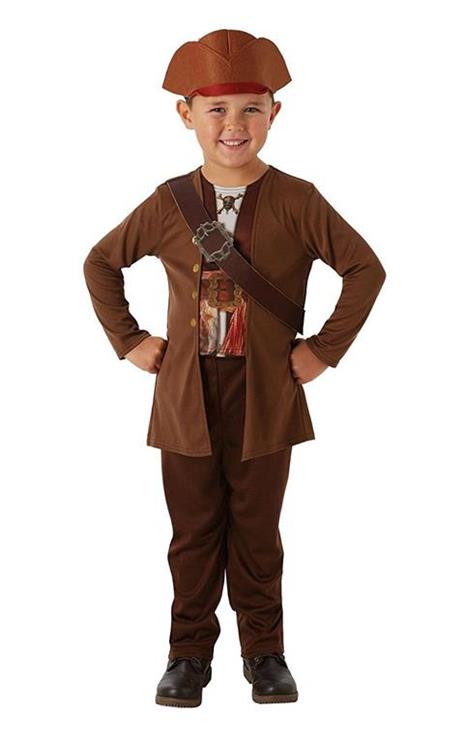 Costume Jack Sparrow. Bambino. Pirati dei Caraibi Taglia. MEDIUM