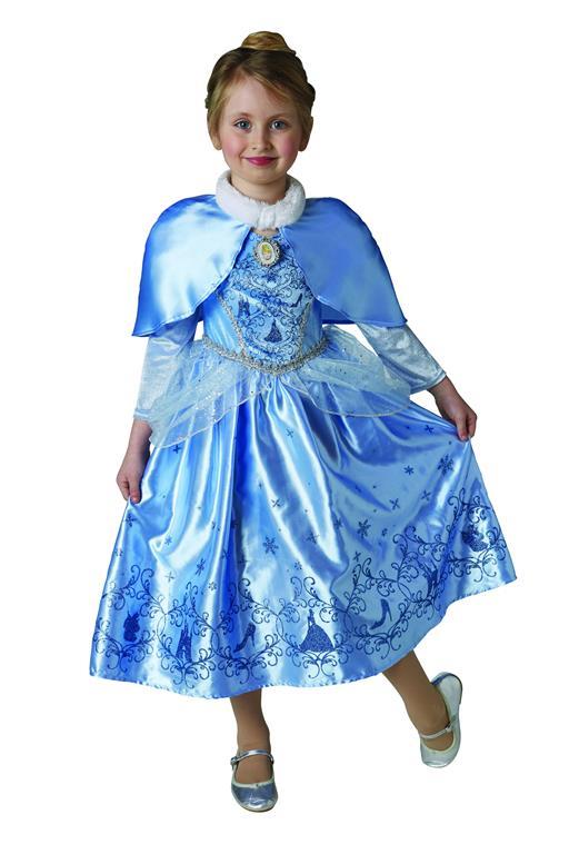 Costume Cenerentola Cindarella WINTER. Bambina Taglia. MEDIUM - 2