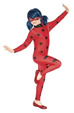 Zag: Ladybug - Costume Miraculous Ladybug (Tuta, Maschera E Parrucca Tg. S)